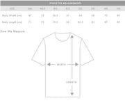 Tee Measurements