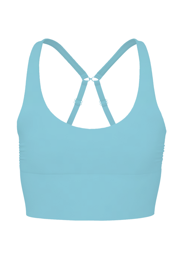 Blue Mastectomy Bra